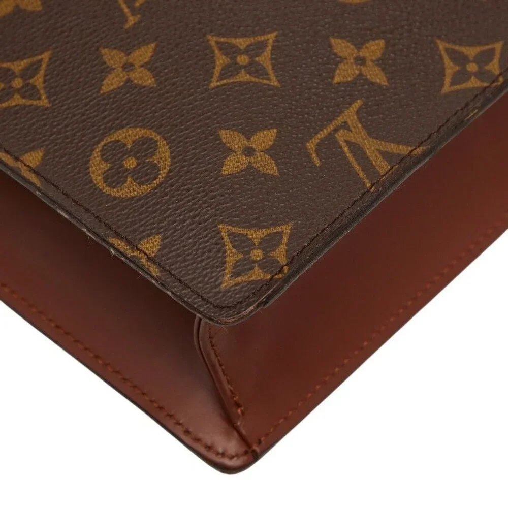 Louis Vuitton Monogram Monceau 2-Way Shoulder Bag Brown - Picture 7 of 10